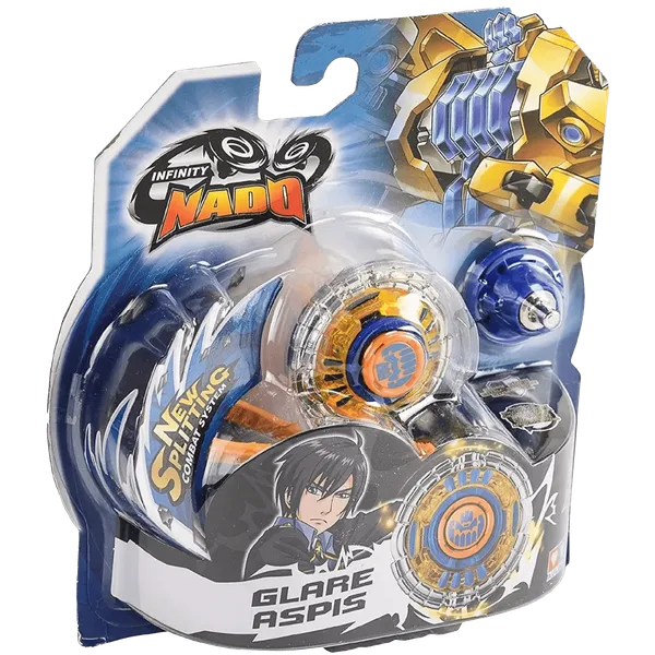Set de Juguete Lanzador BeyBlade Infinity Nado Standard Series Glare Aspis